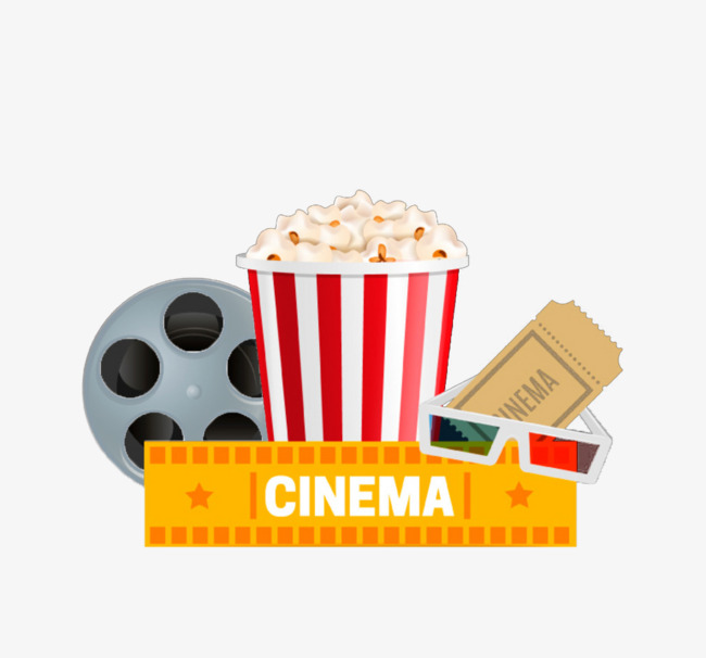 Movie Necessary, Movie Clipart, Popcorn, Cinema PNG Transparent.