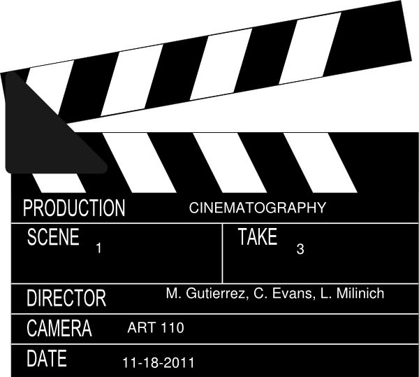 Cinematography Clip Art.