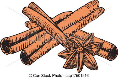 Cinnamon Clipart and Stock Illustrations. 1,345 Cinnamon vector.