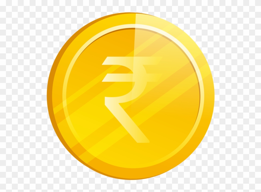 Gold Rupee Coin Png.