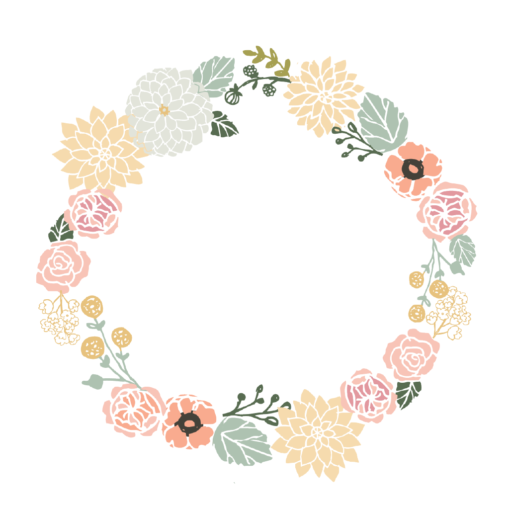 Download circle flower wreath clipart 20 free Cliparts | Download ...