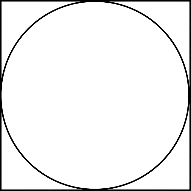 Square Circumscribed About A Circle.