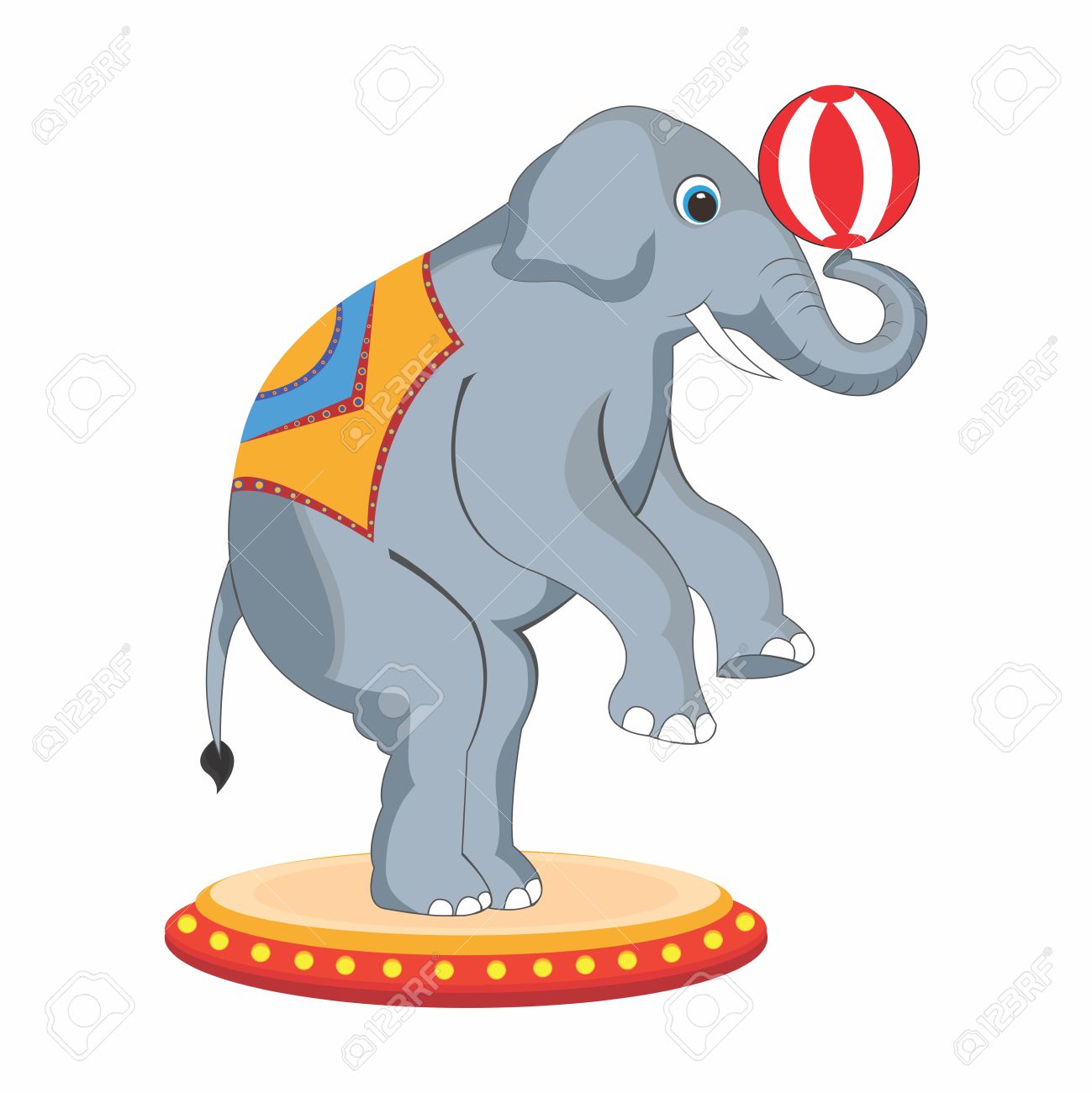 Слон цирк фон
