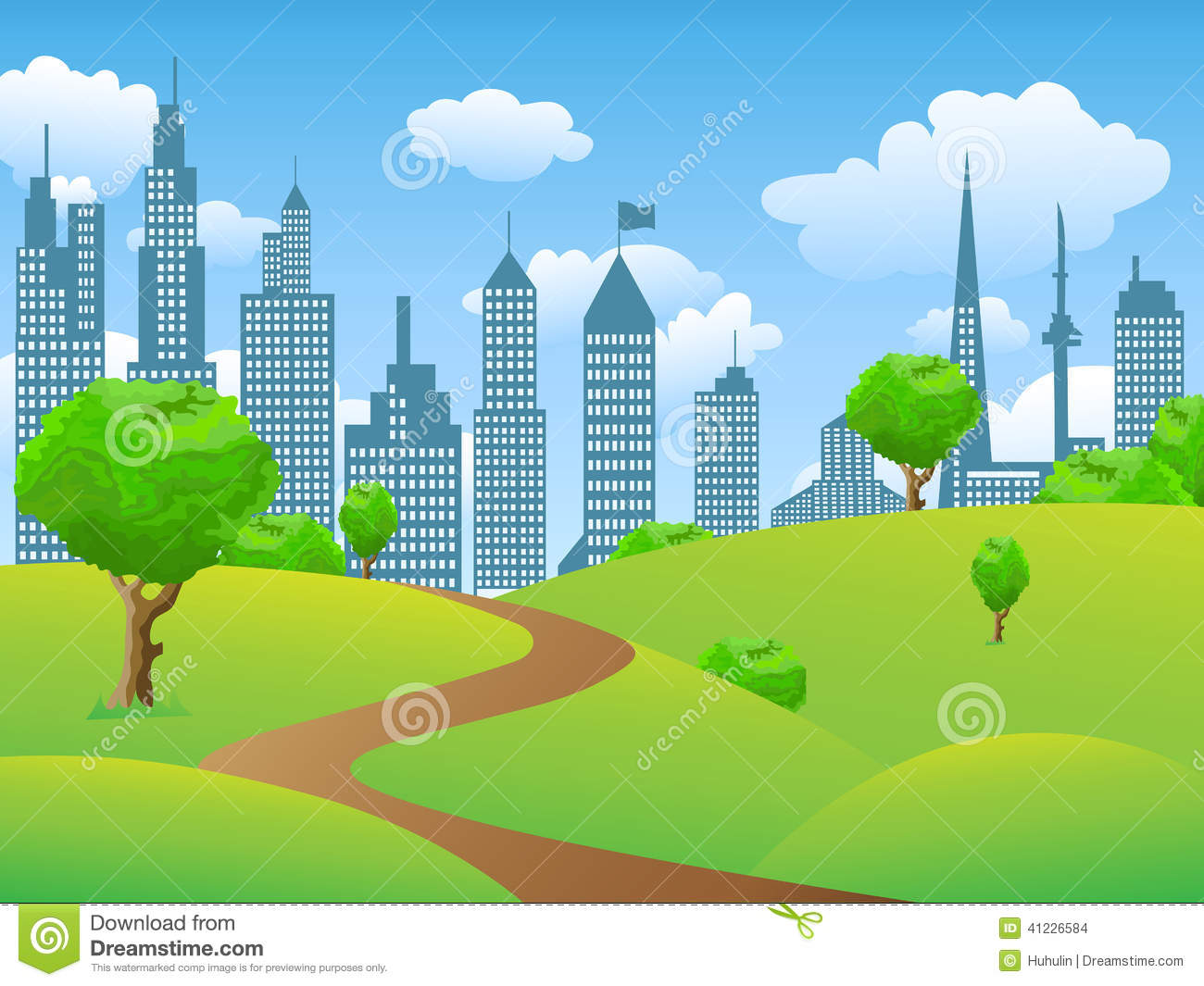 Building Clipart Background.