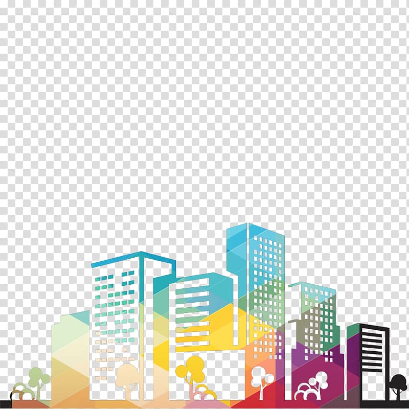 Architecture Icon, City people transparent background PNG.