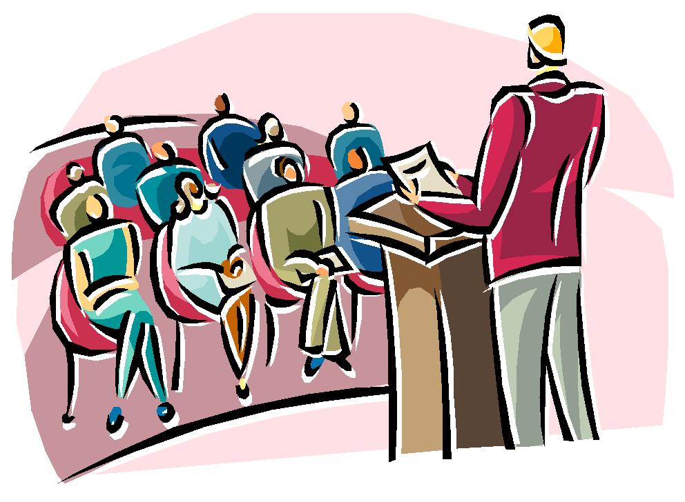 Town hall meeting clipart.