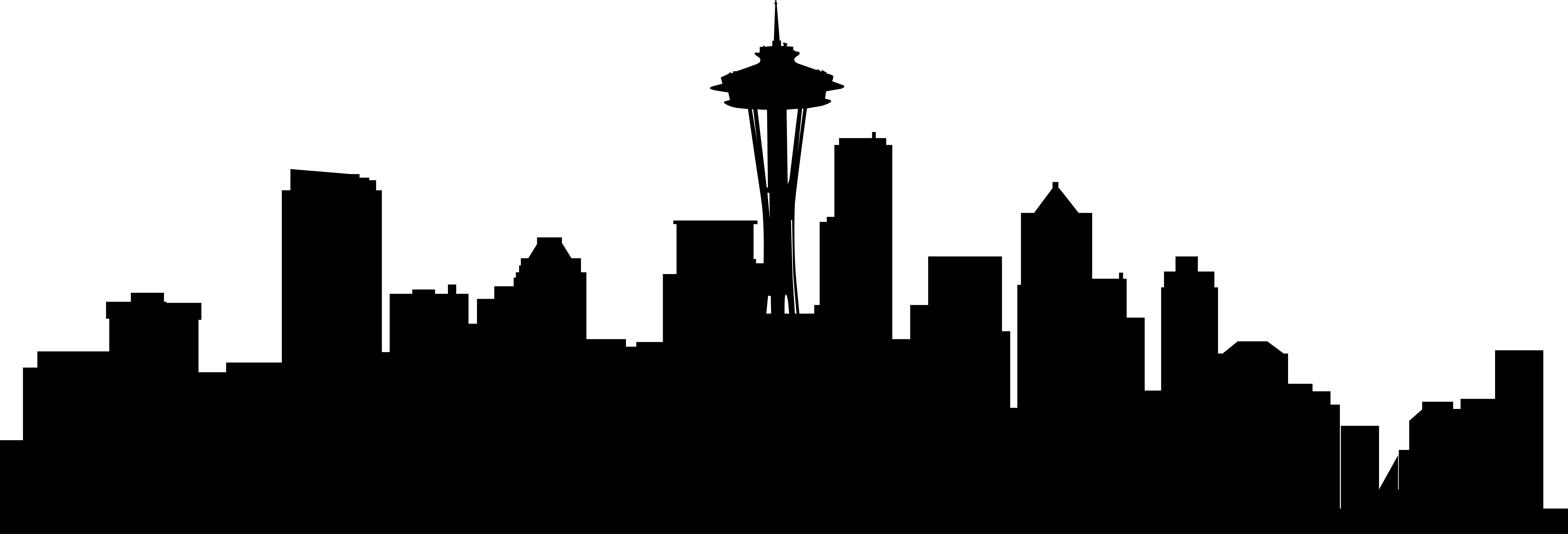 city skyline silhouette png