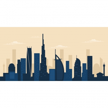 City Skyline PNG Images.
