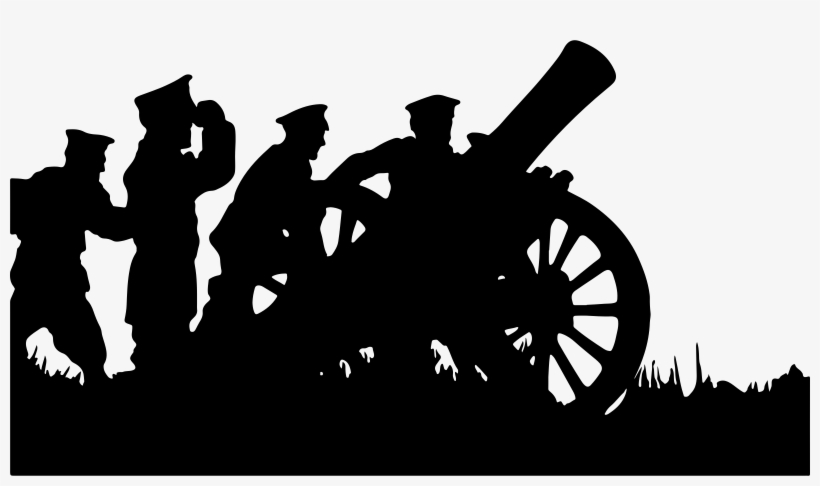 Civil War Clipart Black And White ~ Cannon Arsenal Vectorified ...
