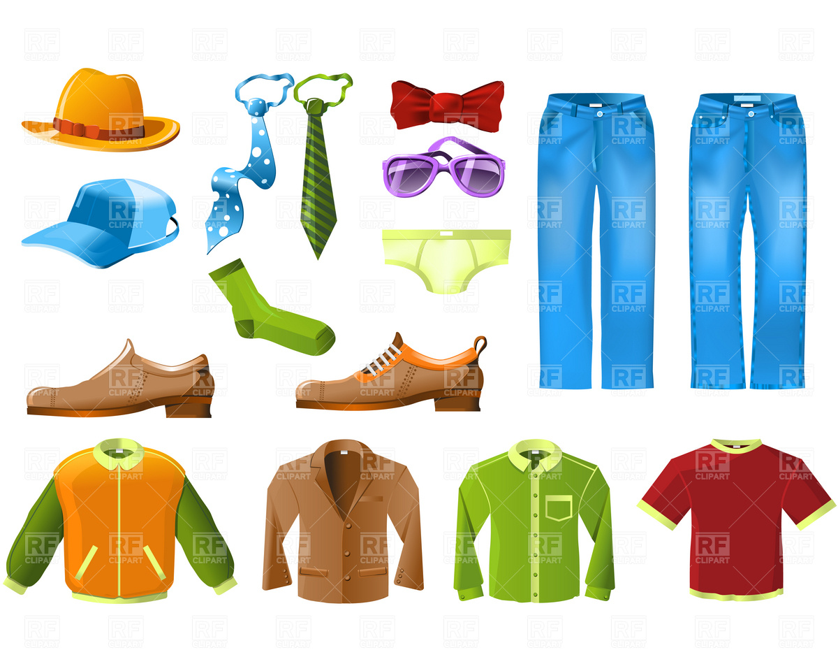 Fall Clothing Clipart.