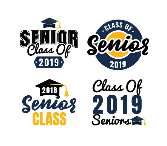 Senior Class Logo Badges.