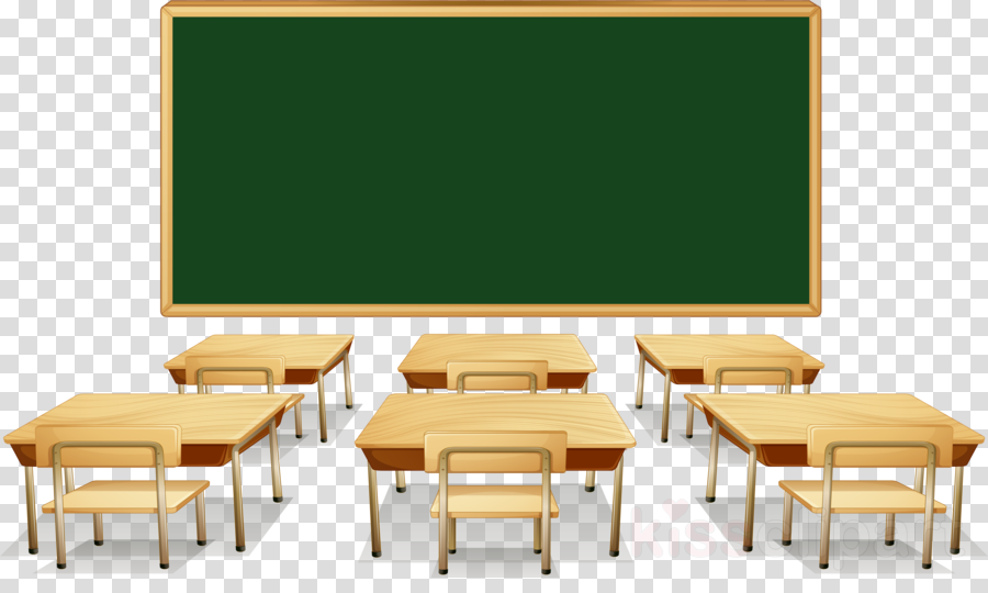 blackboard classroom table room furniture clipart.