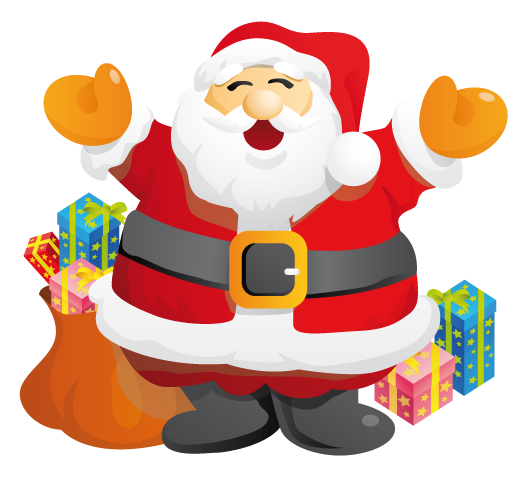 Free to Use & Public Domain Santa Claus Clip Art.
