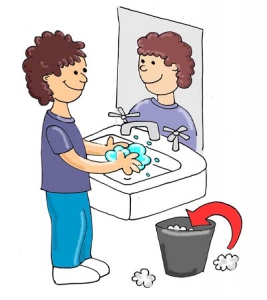 1285 Sink free clipart.