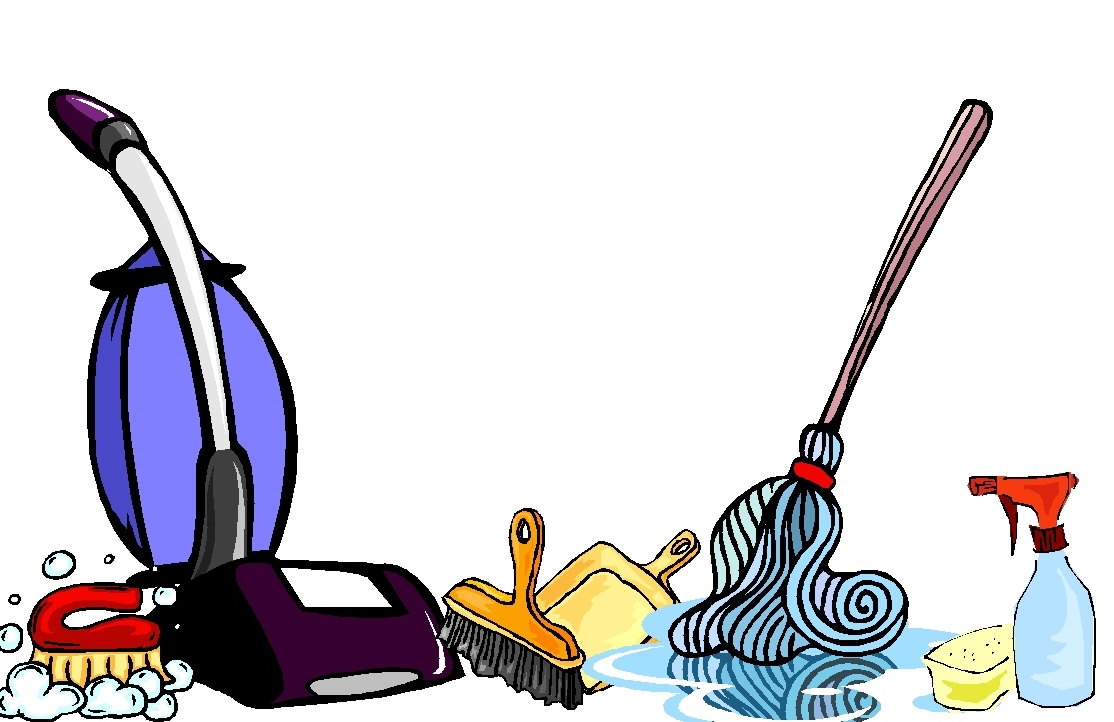 Computer cleaning clipart.