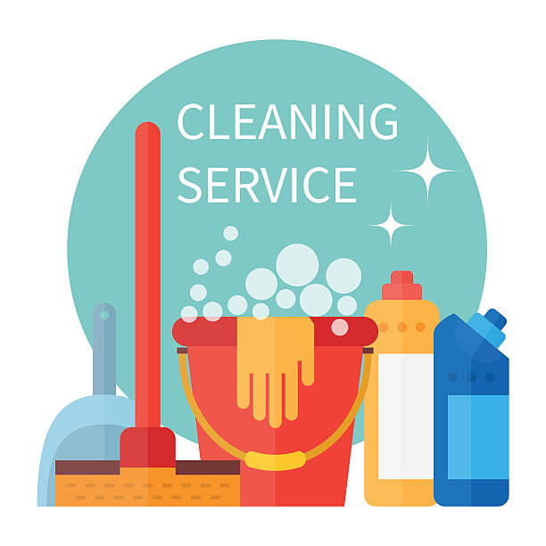 Best Cleaning Service Illustrations, Royalty.