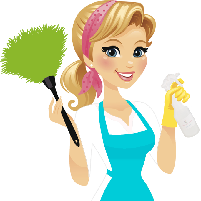Cleaning Lady Png Vector, Clipart, PSD.