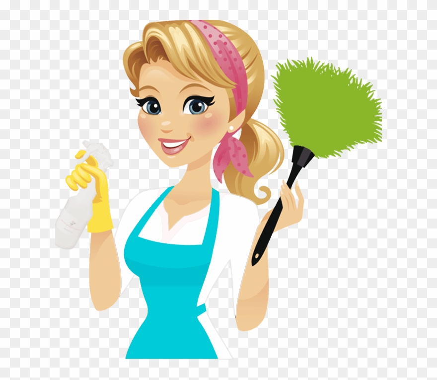 Cleaning Lady Clipart.