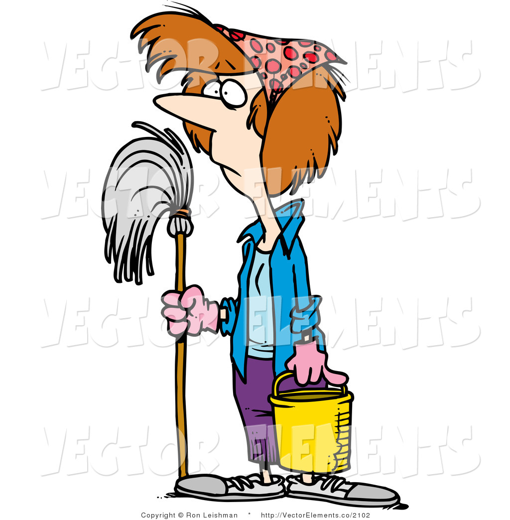 Cleaning Clip Art Maid.