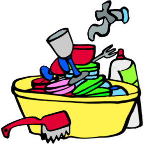 1820 Dishes free clipart.