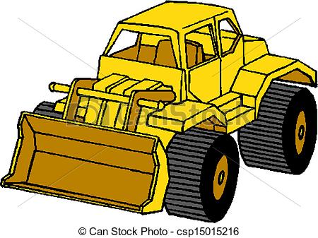 Vector Clip Art of Snow Plough Clearing csp15015216.