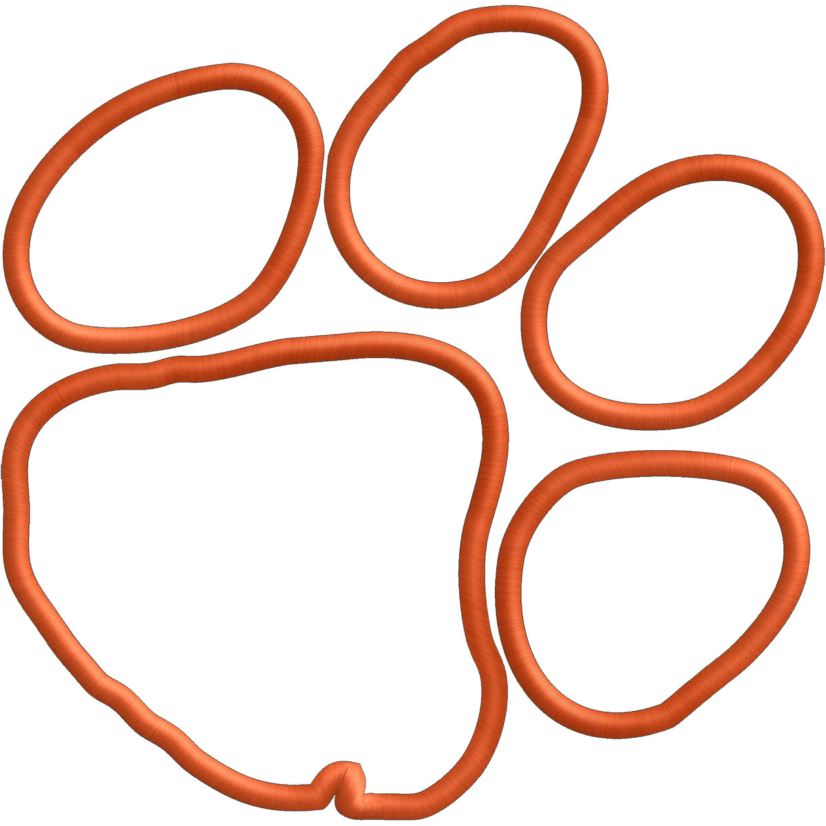 399 Tiger Paw free clipart.