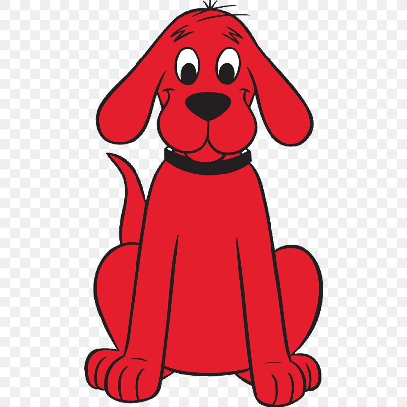 Clifford The Big Red Dog Shetland Sheepdog Pet Child Clip.