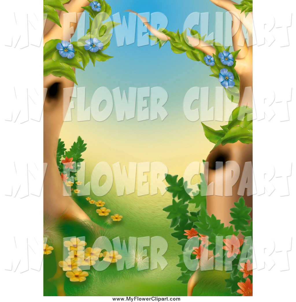 Climbing Flower Clipart.