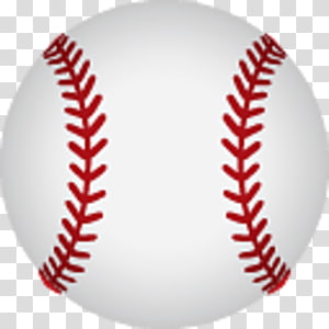 MLB Baseball Softball Sport, realistic baseball transparent.