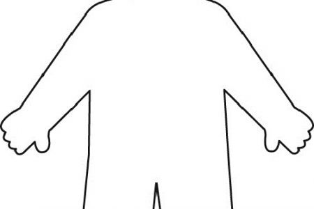 Human Body Outline Printable.