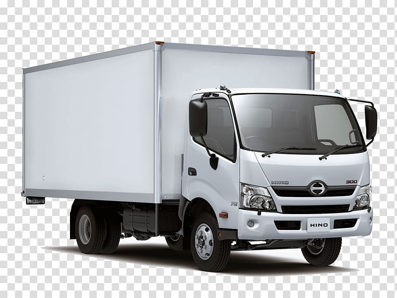 White Hino box truck, Hino Motors Car Toyota Van Hino Dutro, truck.