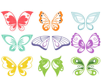 Butterfly clip art angel.