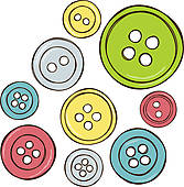 Sewing Button Clipart & Free Clip Art Images #15055.
