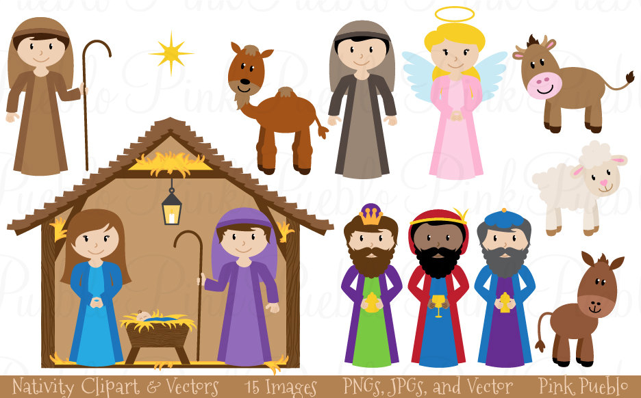Clip Art Christmas Nativity Scenes 20 Free Cliparts Download Images 