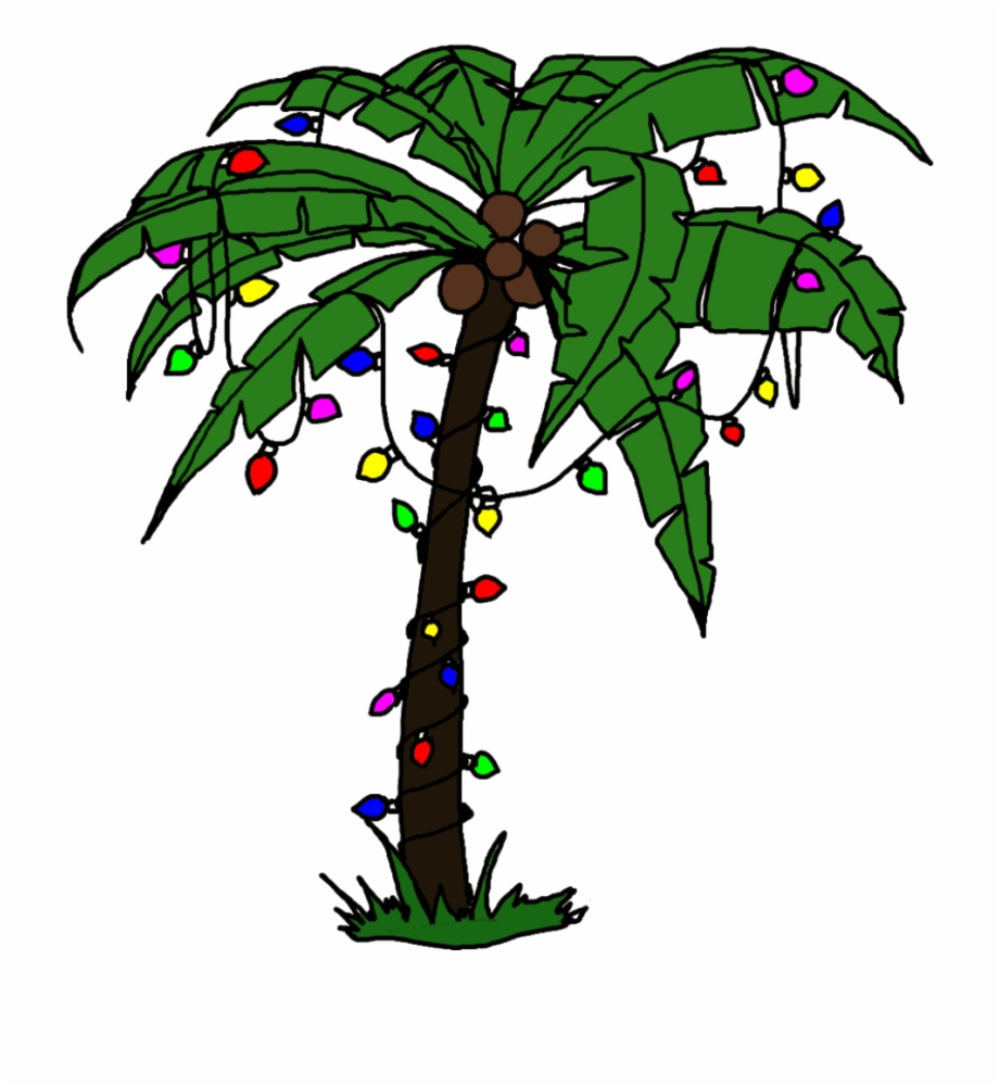 Palm Tree Christmas Clip Art.