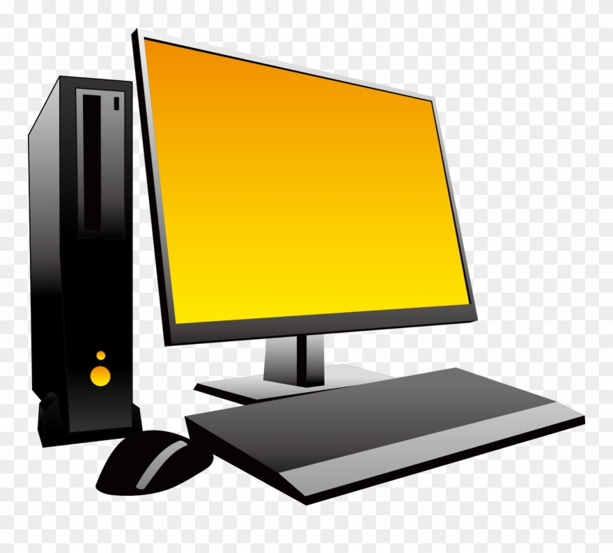 Computers Clipart Computer Screen Free.