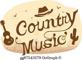 Country Music Clip Art.