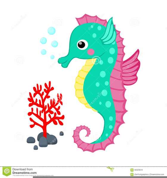 Cute Sea Creature Clipart.