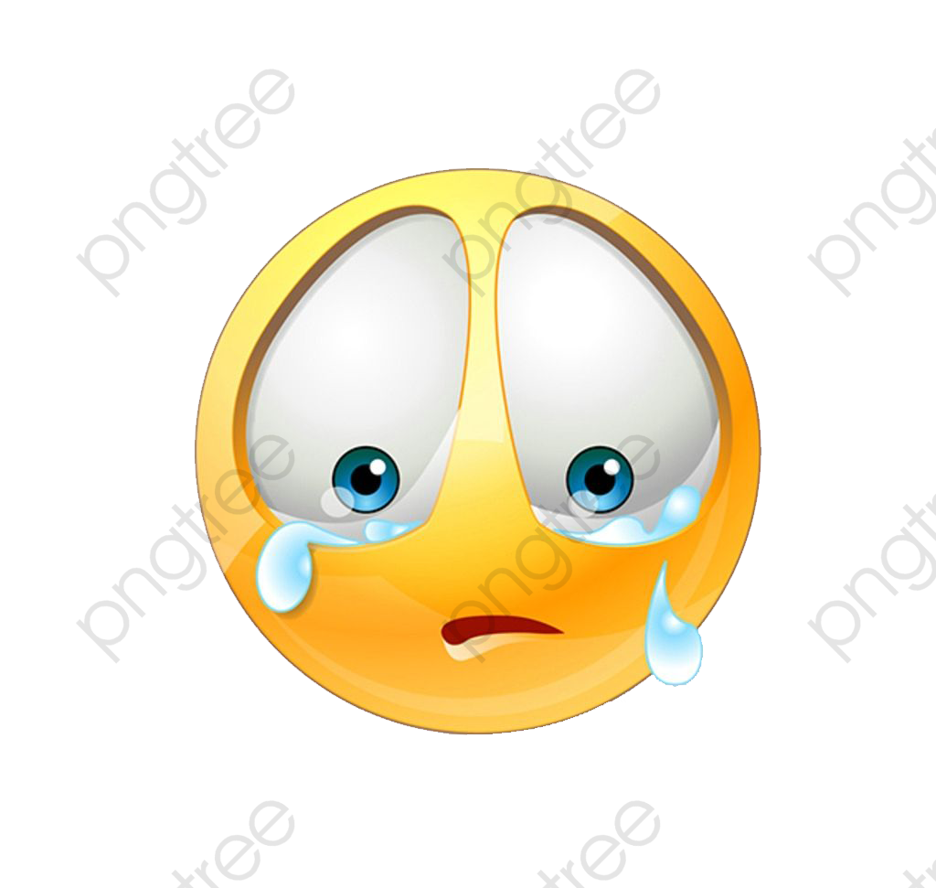 Three Dimensional Sad Crying Expression, Sad Clipart, Cry, Crying.