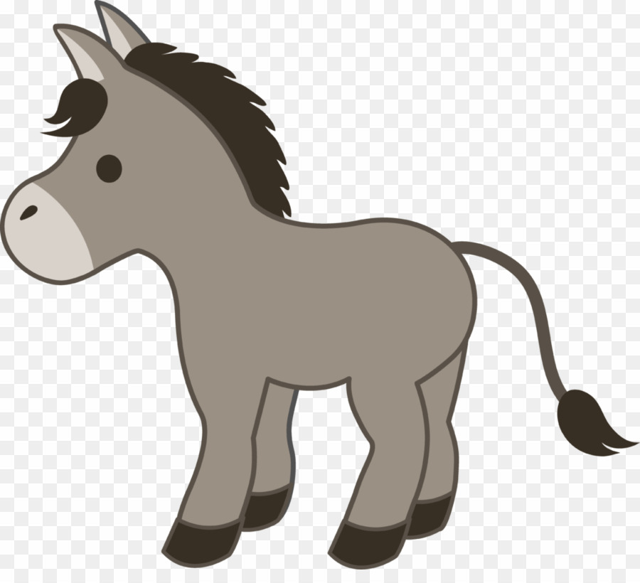 Donkey Transparent PNG Donkey Drawing Clipart download.