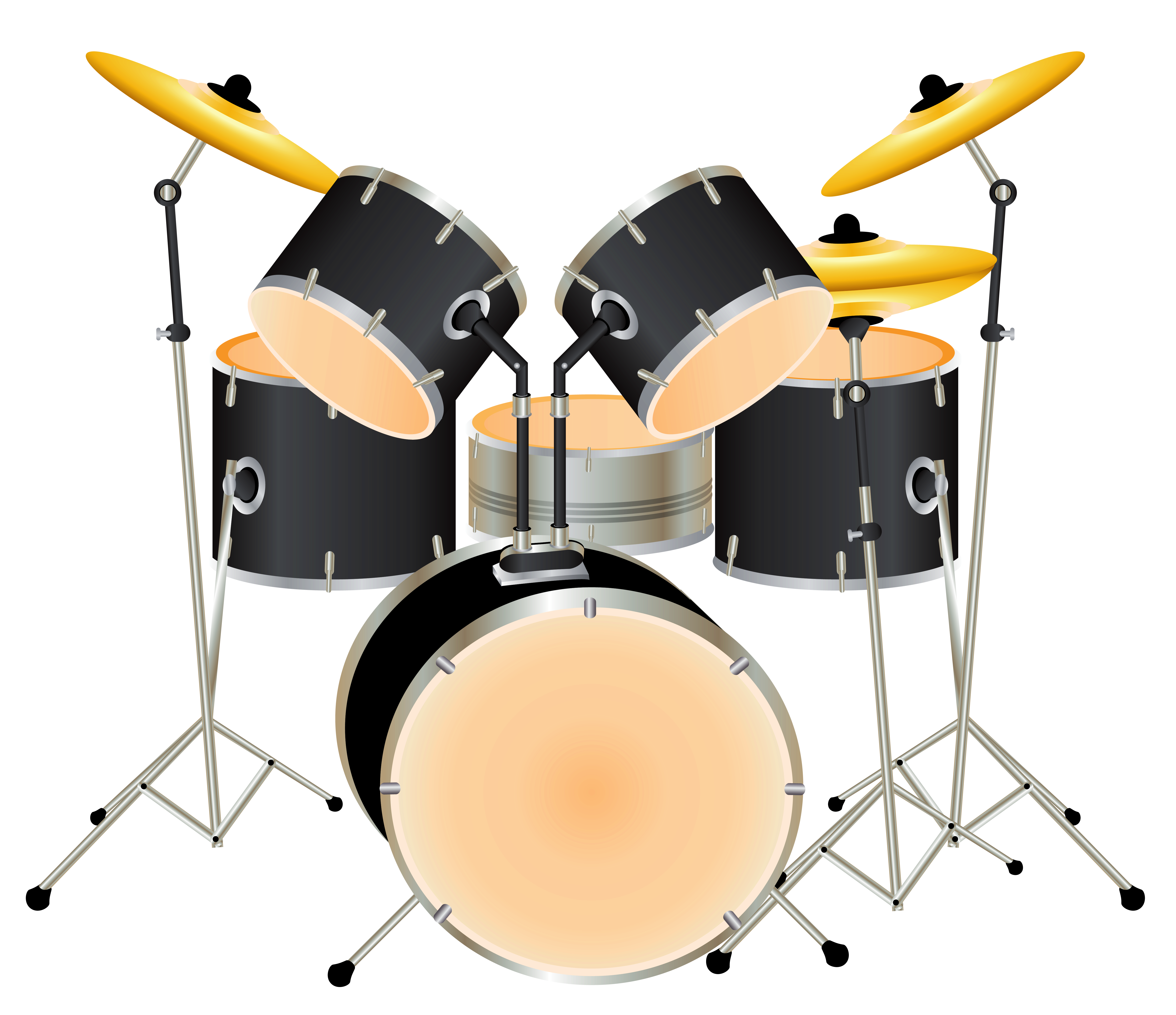 Drum Kit PNG Clipart Picture.