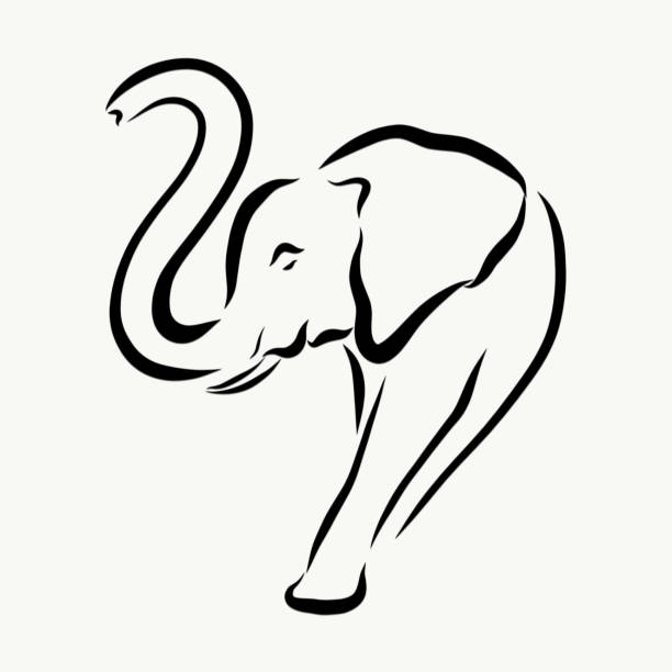 Best Elephant Trunk Heart Illustrations, Royalty.