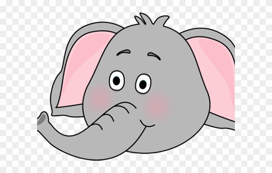 Face Clipart Baby Elephant.