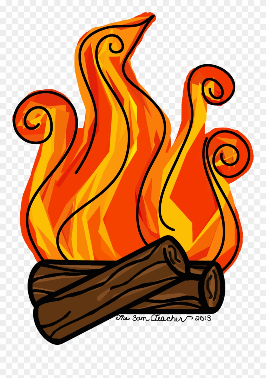 Campfire Clipart Fireplace Fire.