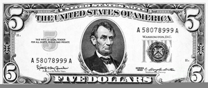 Ten Dollar Bill Clipart.