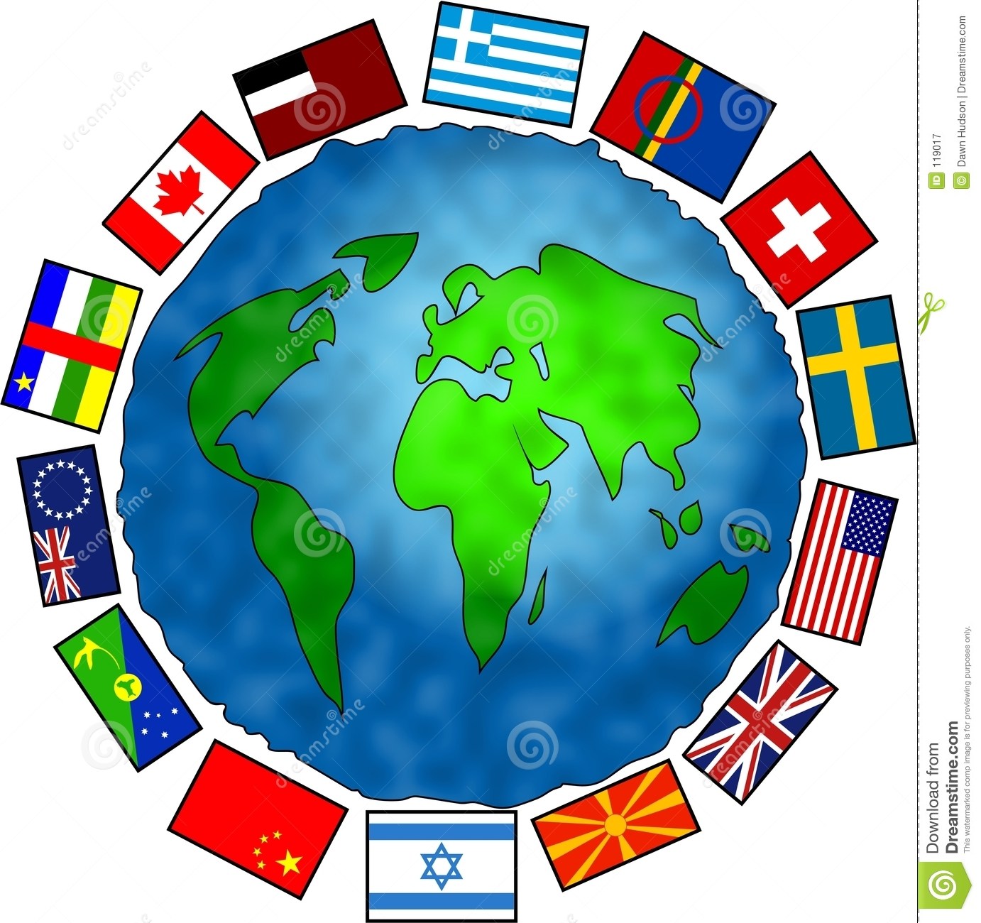 Free flags of the world clipart 7 » Clipart Portal.
