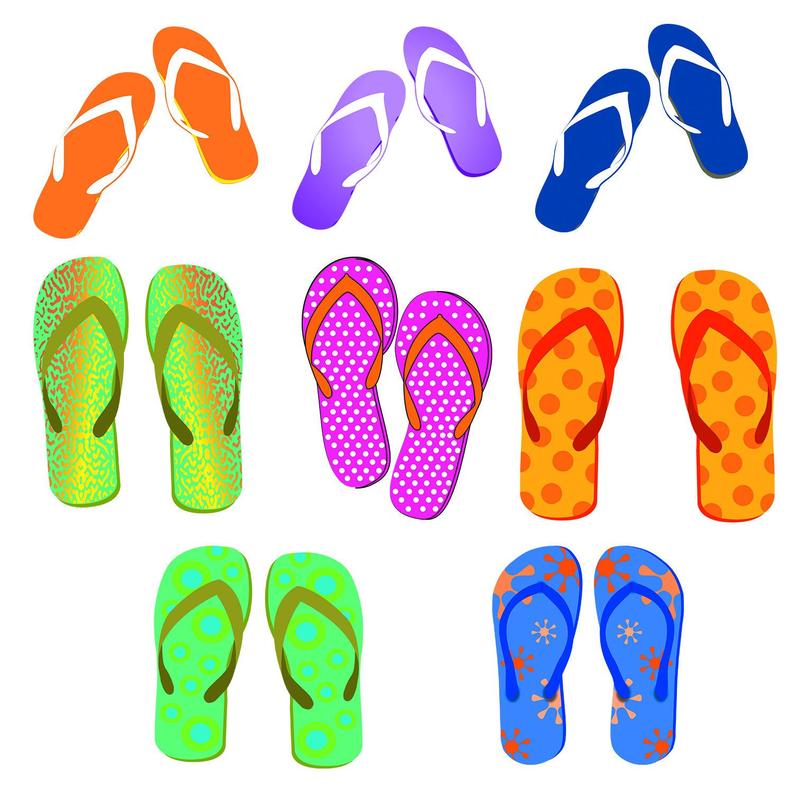 clip art flip flops 20 free Cliparts | Download images on Clipground 2024