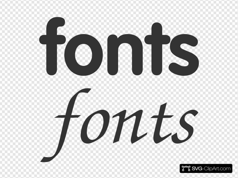 Generic Font Clip art, Icon and SVG.
