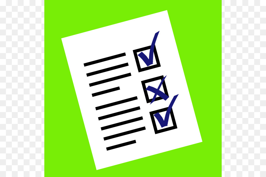 Checklist Clipart png download.