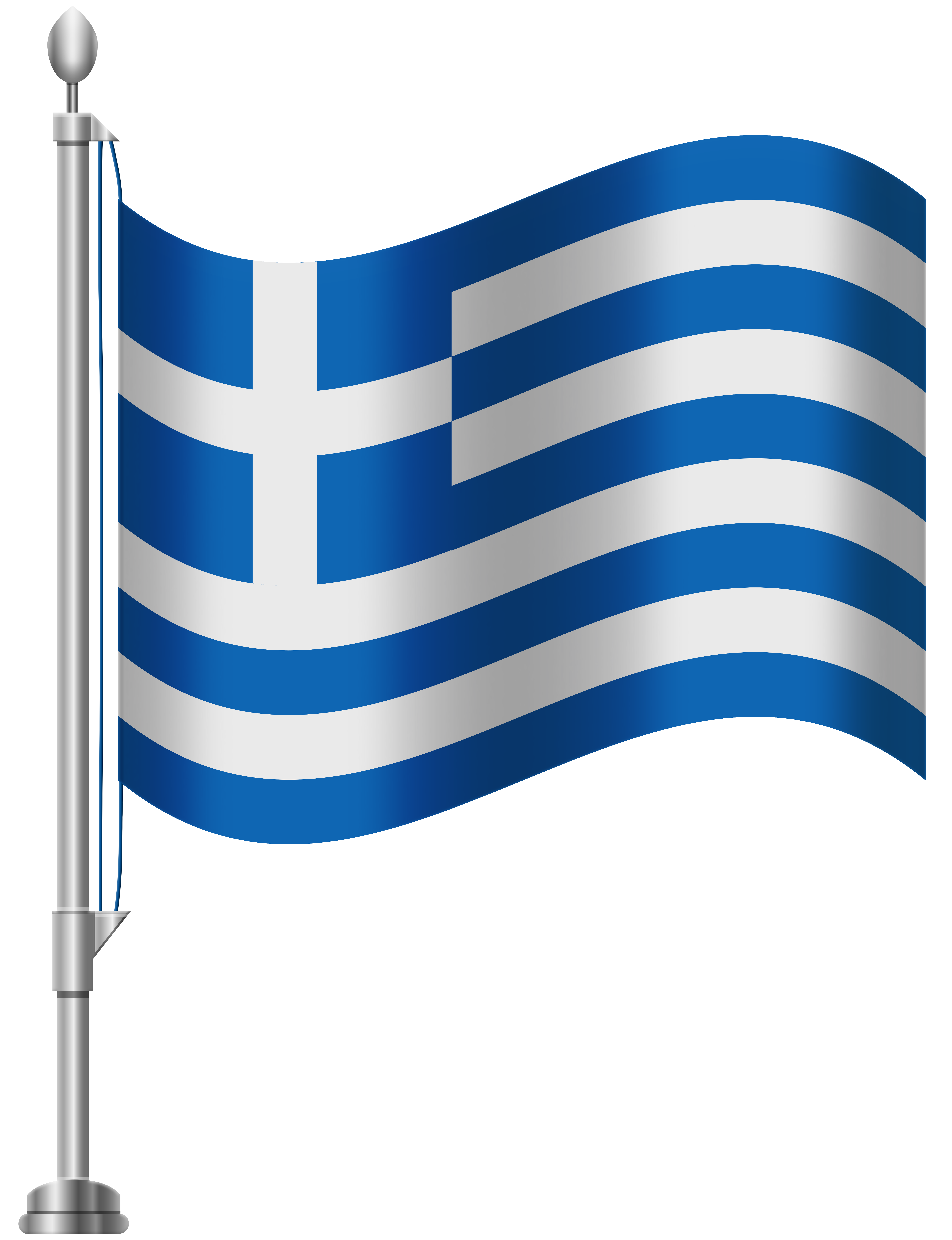 Greece Flag PNG Clip Art.